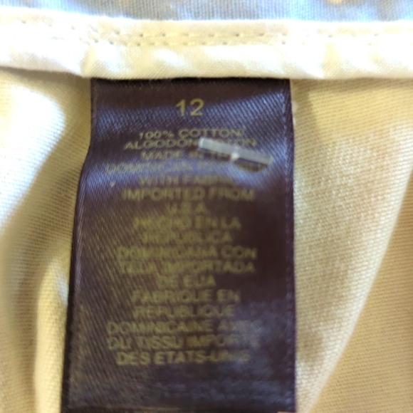 Liz Claiborne Audra Shorts White size 12 - Picture 7 of 7